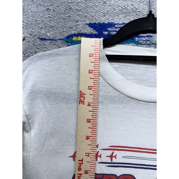 Vintage 80s single stitch 25 reds flying fighter pilots t shirt medium - Picture 6 of 9